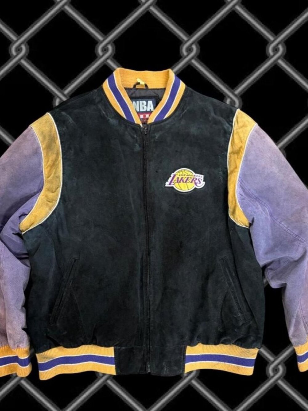 Vintage Los Angeles Lakers Leather Jacket